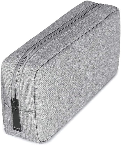 Universal Electronics/Accessories Soft Carrying Case Bag, Durable & Light-weight,Suitable for Out-going, Business, Travel and Cosmetics Kit (Small-Black)