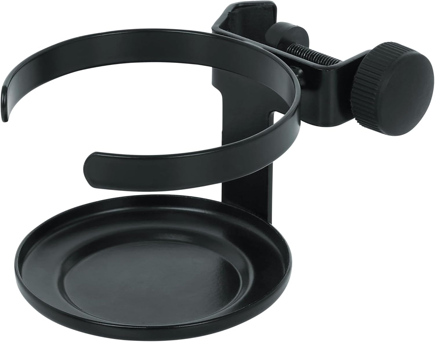 Gator Frameworks Microphone Stand Clamp On Drink Holder Holds Single Beverage, Cup (GFW-SINGLECUP)