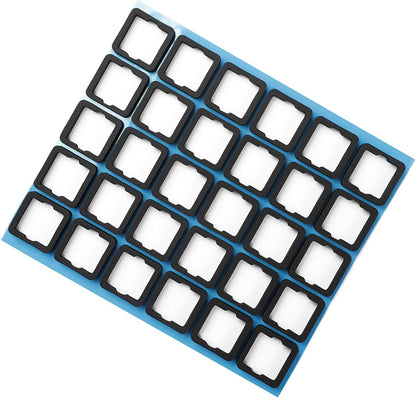 120Pcs Silencers Pad Silencers Foam Sound Dampeners Sheet for Mechanical Keyboard Switches Pad Silencers Pad Bottom Cotton Mechanical Keyboard