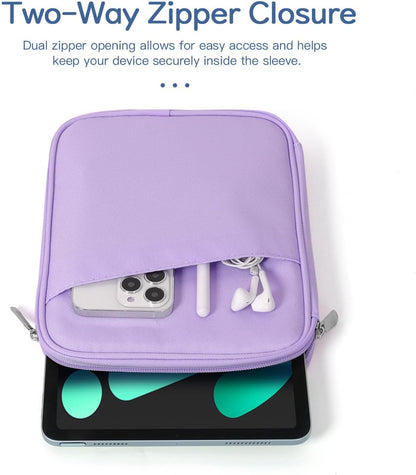 Dadanism 9-11" Tablet Sleeve Bag Carrying Case for iPad (A16) 11th Gen 11", iPad 10th Gen 10.9" Air 5/4, iPad Air M4/Pro 11", iPad 9/8/7th, Galaxy Tab A11+ Plus 11", Remarkable 2 10.3", Black