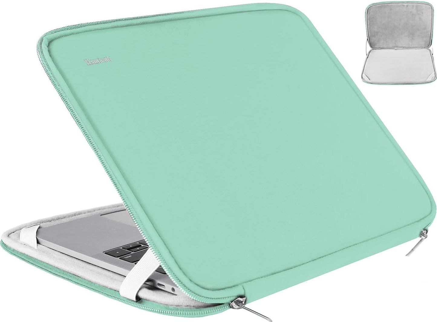 Laptop Sleeve 15.6 Inch, Durable Shockproof Protective Cover Flip Case Briefcase Carrying Computer Bag Case Compatible with 15.6 Inch HP, ASUS, Lenovo, Acer, Notebook, Computer, Black
