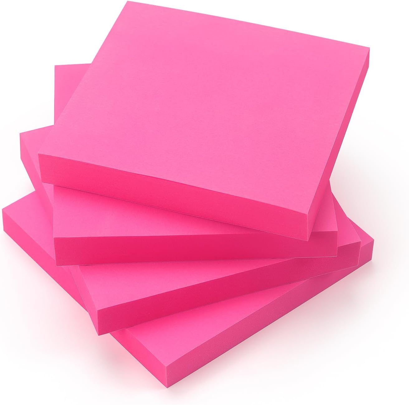 Osboo Sticky Notes 3x3 Pop Up Self-Stick Notes Pads with 6 Bright Colors, Easy to Post for Office, School, Home, 6 Pads/Pack, 100 Sheets/Pad(Pop Up)