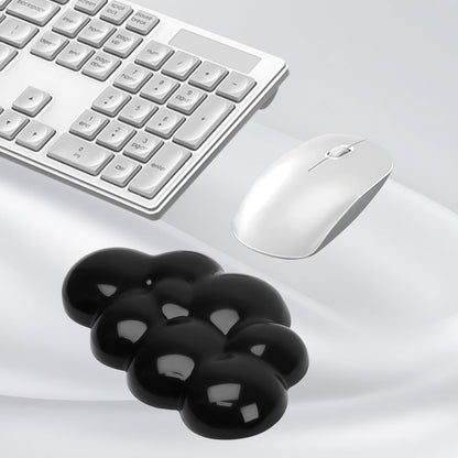 Gel Cloud Keyboard and Mouse Wrist Rest, Cute Wrist Support and Arm Support Keyboard Rest for Keyboard and Mouse Typing Pain Relief，Suitable for Office/Computer/Laptop/Gaming（White）