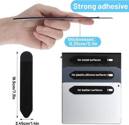 4PCS Universal Stylus Holder, Self-Adhesive Stylus Pen Case, Elastic Tablet Pen Holder for Various Types of Styluses