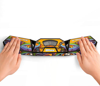 Professional Speed Cube Timer,Touch Control Timer with Display,Cube Race Stack Competition a Great Gift for Boys and Girls (Vermilion Bird)