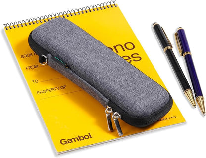 Small Pencil Case Holder for Pencils,Hard Pen Case for Executive Fountain Pens,Ballpoint Pens-Black