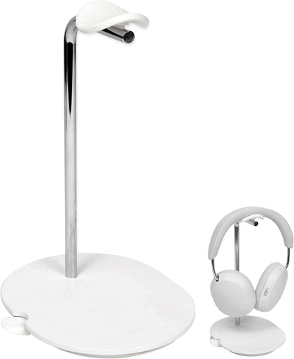 Sanus Sonos Ace Headphones Stand - Premium Stand w/Silicone Cradle Prevents Creasing & Built-in Cable Management w/Magnetic Clip for Fast Charging - Tool-Free Setup - Black Sonos Headphones Holder