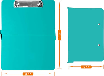 Foldable Clipboard, ISO clipboard Foldable Clipboard, Folding Clipboard, Nursing Clipboard (Black)