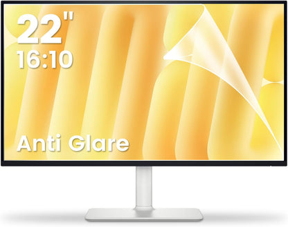 F FORITO 2-Pack 22 inch 16:10 Matte Anti Glare Computer Screen Cover, Anti Glare Eye Protection Film Compatible with All 22" Widescreen Monitors with 16:10 Aspect Ratio (18.7"W x 11.7"H) Not for 16:9