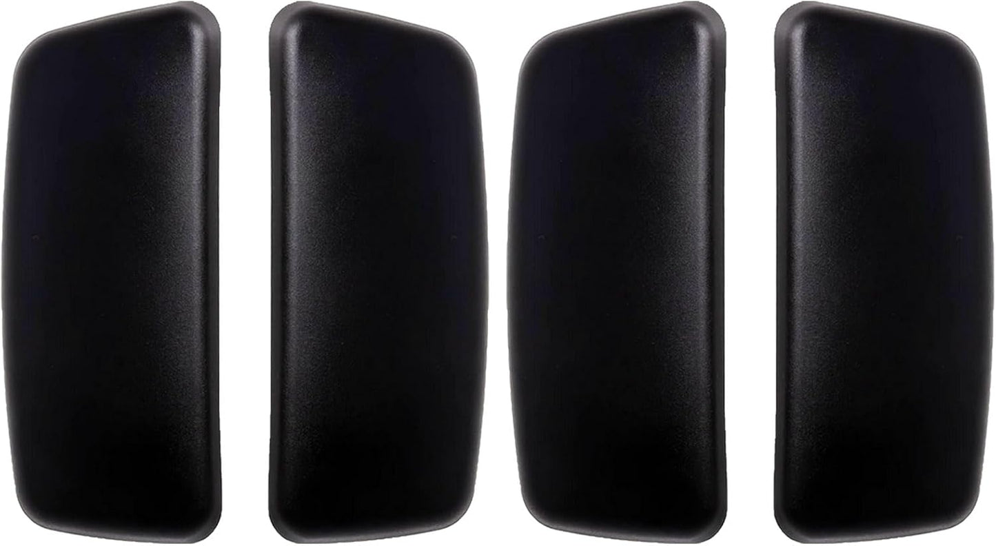 Chair Armrest Replacement, Arm Pad Caps Replacement for Haworth Zody Office Chair 1 Pair (Black)