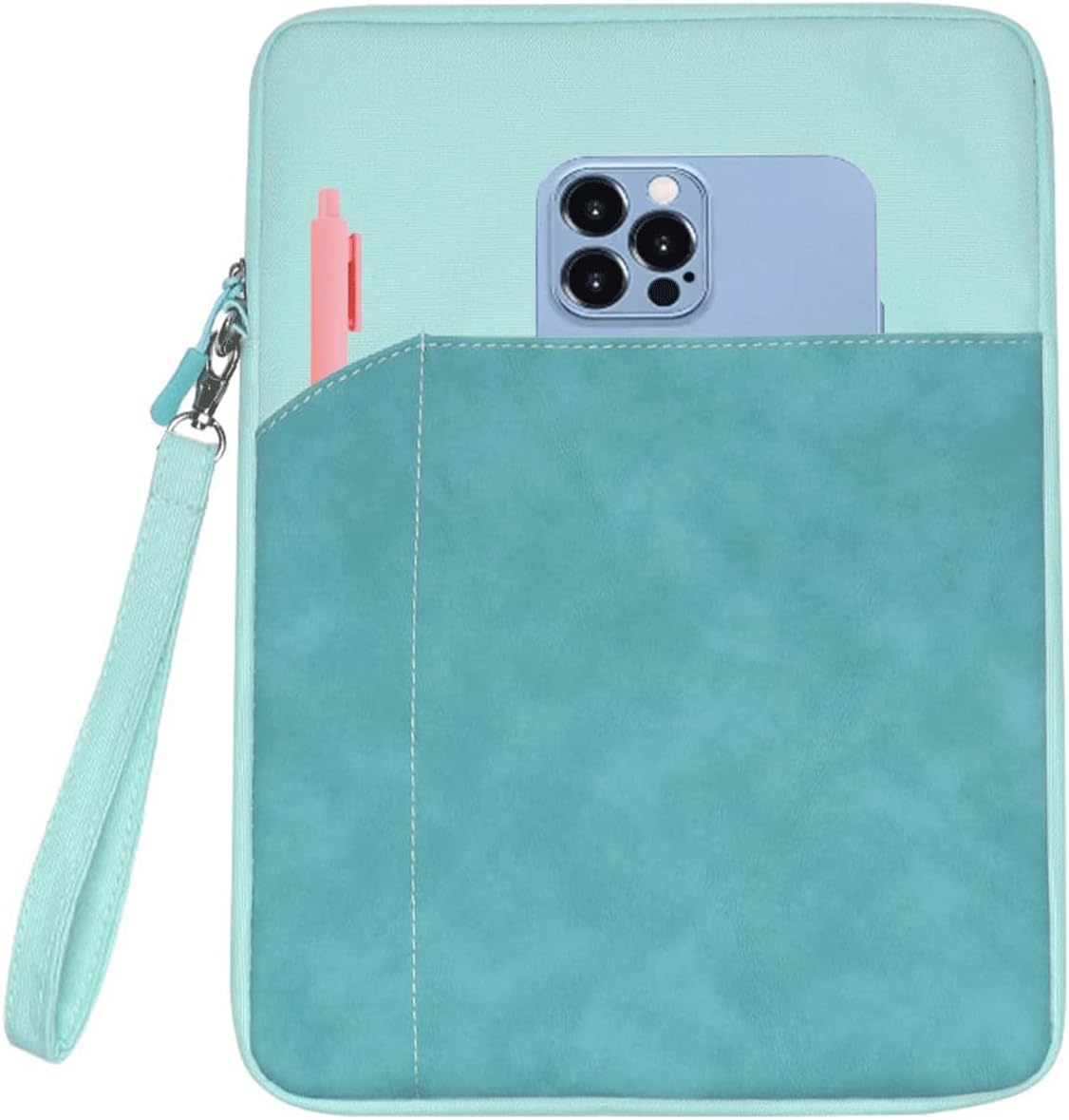 CAAORDKSO 9-11 Inch Tablet Sleeve Case, Tablet Bag Carrying Travel Pouch for iPad 11-inch A16 2025, 11 inch iPad Air M3 M2 / Pro M4, 10.2 10.9" iPad, Galaxy Tab S8/S9 11"/ Galaxy Tab A9+ Bag, Purple