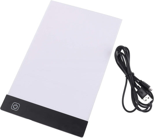 A5 LED Drawing Tablet Thin Art Stencil Drawing Board Light Box tracing Table pad, for 5D Diamond Painting Full Drill Embroidery, Cross Stitch Embroidery, Embossing, Sewing Projects etc