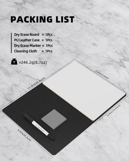 Small Dry Erase Board with Stand for Desk, Portable Reusable Desktop Notepad, 9.5 * 6.6in Memo White Board,Office Home Supplies Desk Accessories MH770 (Rose)
