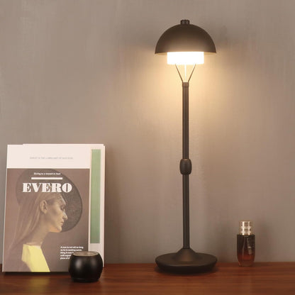 Modern Table Lamp Cordless Portable Desk Lamp, 2700K Stepless Dimming Rechargeable Battery Operated LED Lights for Bedroom, USB-C Charging, Restaurant/Bar/Night Light/Gifts (Antique Brass)
