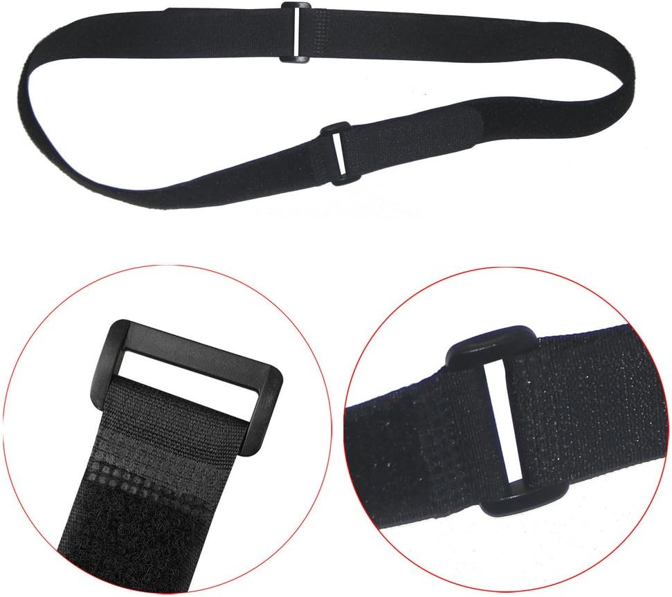 YiwerDer Reusable Fastening Cable Straps and Cable Ties Set 20 Pack(8"-12"-18"), Adjustable Multi-Purpose Hook and Loop Cord Ties to Keep Cords Organized and Tidy
