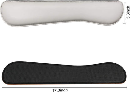 RICHEN Keyboard Wrist Rest and Mouse Pad with Wrist Support, Memory Foam Set for Gaming and Office, Comfortable & Lightweight for Easy Typing & Pain Relief (White Butterflies)