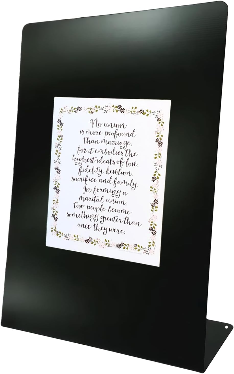 Magnetic Desktop Bulletin Board with Stand for Home, Office & Kitchen, Tabletop Memo & Memo Display Board for Notes, Menus & Office Supplies(13.78 x 10 x 4 Inches)