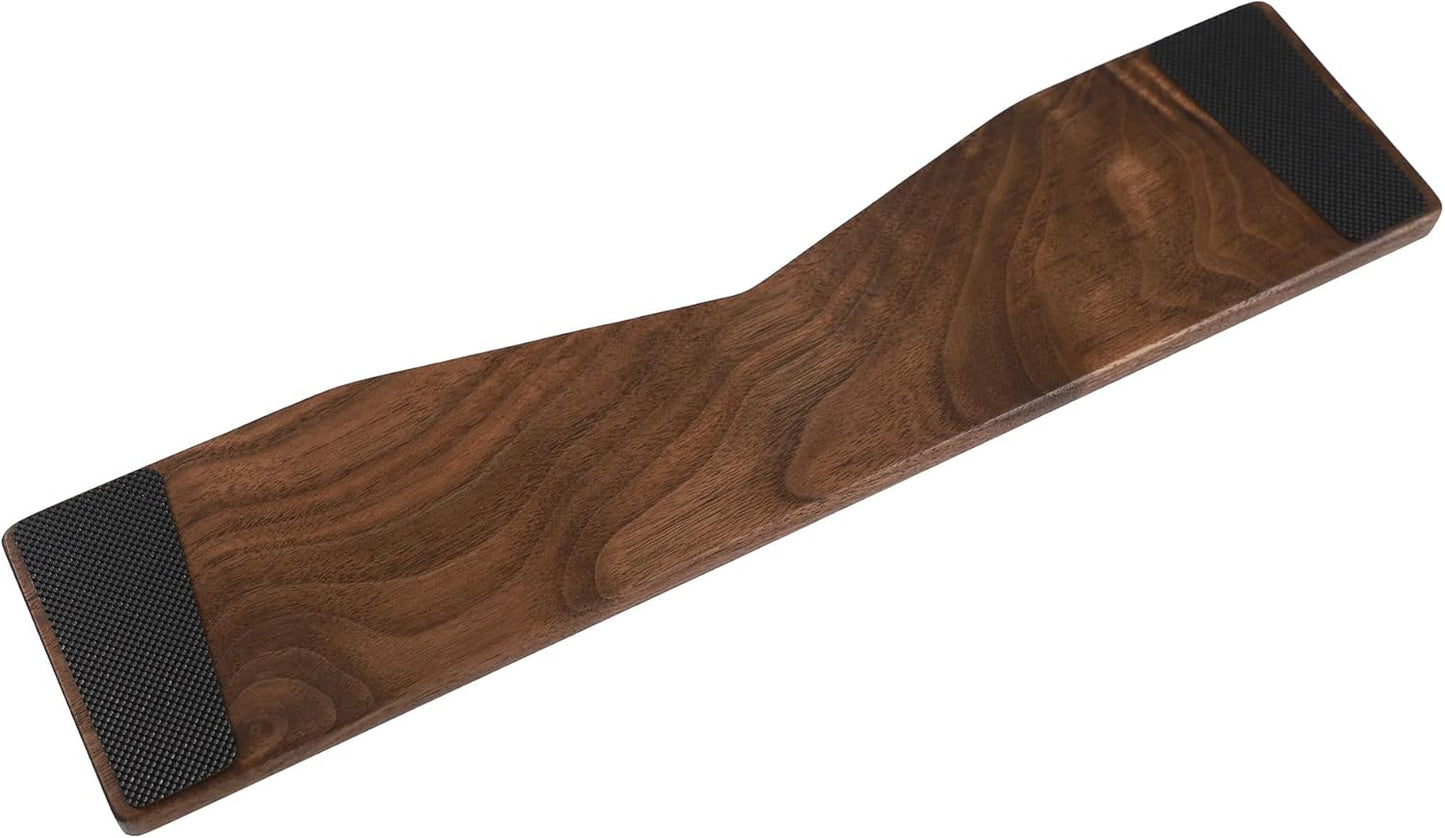 2 pcs Mini Wood Wrist Rest Portable Movable Solid Wooden Walnut Beech for Most Mechanical Keyboard Numpad Sp64