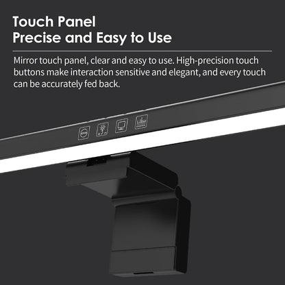 BY-J Computer Monitor Light Bar, Eye-Care USB Reading LED Task Lamp with Touch Control, Fit for Curved Monitor, No Screen Glare Dimmable Desk Lamp Computer Monitor Light Bar for Screen Home Office