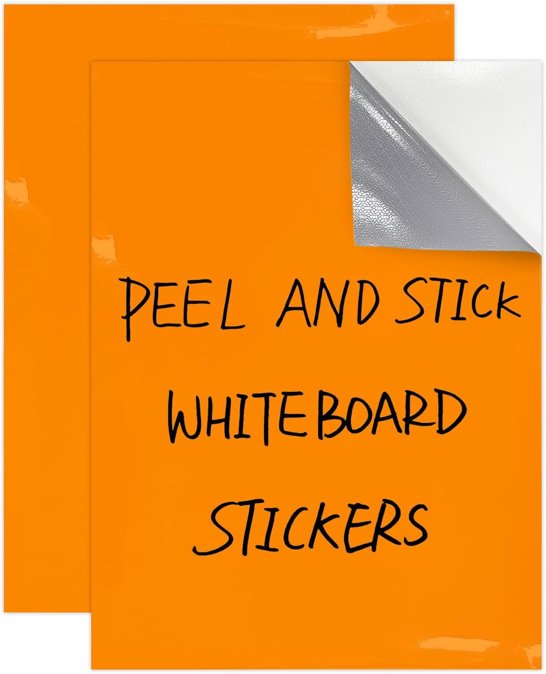Dry Erase Board Sticker- Whiteboard Stickers-8.27''x11.69'' Removable Dry Erase Sheets- Fridge Dry Erase Paper for Wall/Desk/Refrigerator/Door/Locker/Home/Office/Classroom (White-2Pcs)