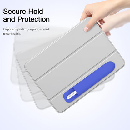 MoKo Pencil Case Holder, Adhesive Silicone Pencil Protected Sleeve Compatible with Apple Pencil Pro/ (USB-C)/ 1st/ 2nd Generation, Similarly Sized Styluses Accessories, Black