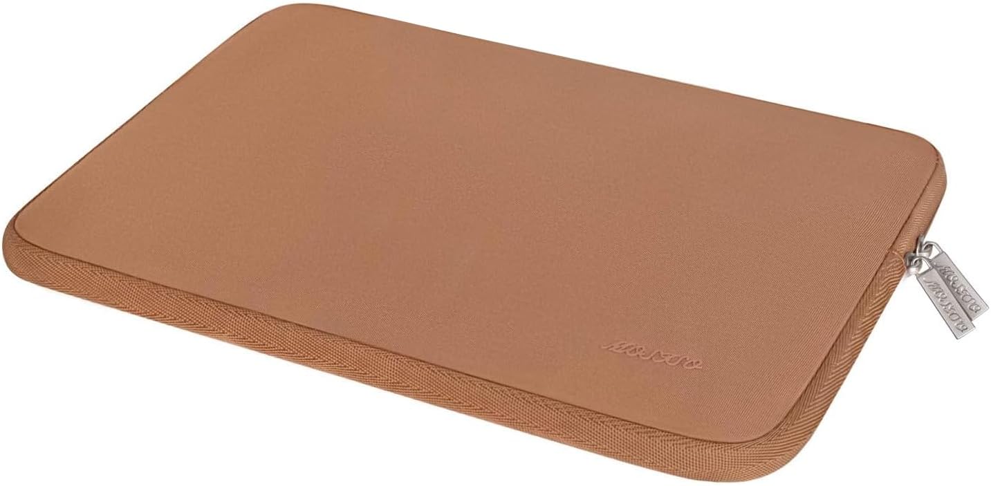 MOSISO Laptop Case 13.3 inch, 13-13.3 inch Laptop Sleeve Bag Compatible with MacBook Air/Pro 13/Pro 14 M5 M4 M3 M2 M1, HP Dell ASUS Lenovo, Neoprene Computer Sleeve Bag with Small Case, Baby Pink - Colors A