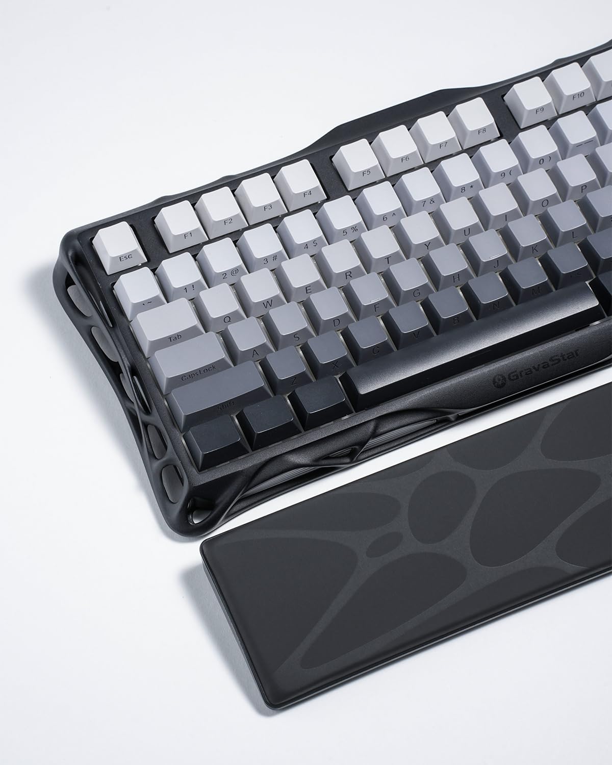 GravaStar 75% Keyboard Wrist Rest Pad - White