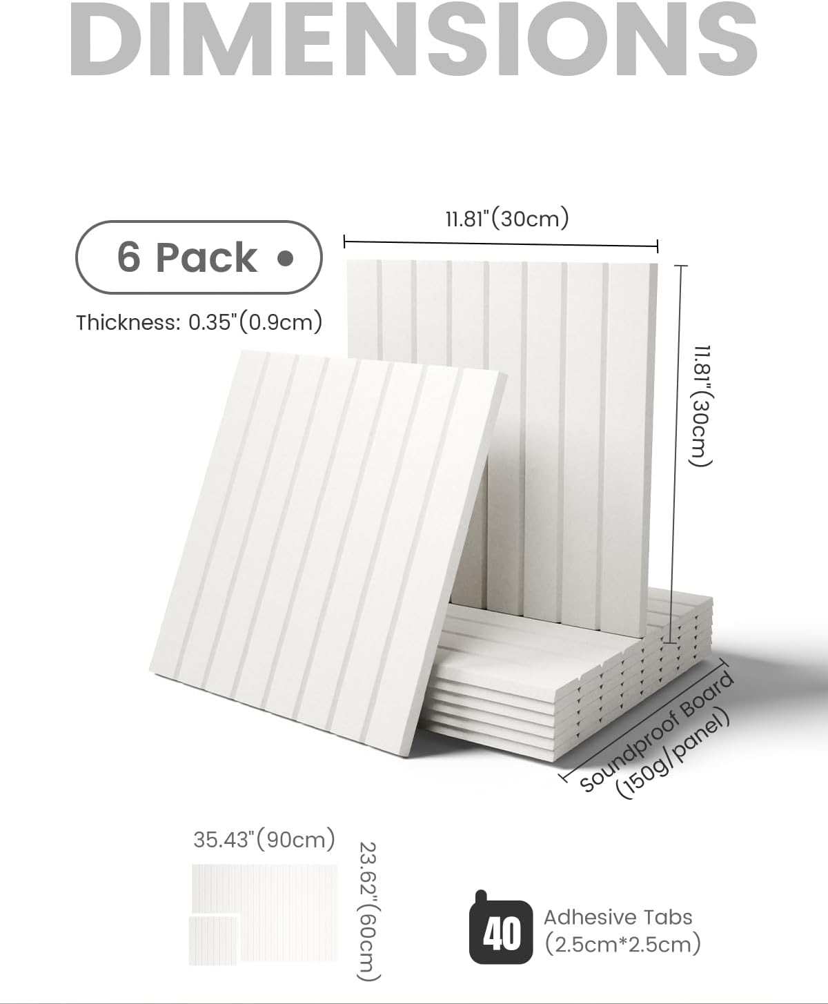Fluxynara Large Felt Bulletin Board 48" x 36" Cork Board Alternative-12 Pack with 70 Safe Removable Adhesive Tabs, Cork Boards for Walls Cork Board for Home Office Classroom Pin Board (Oatmeal)