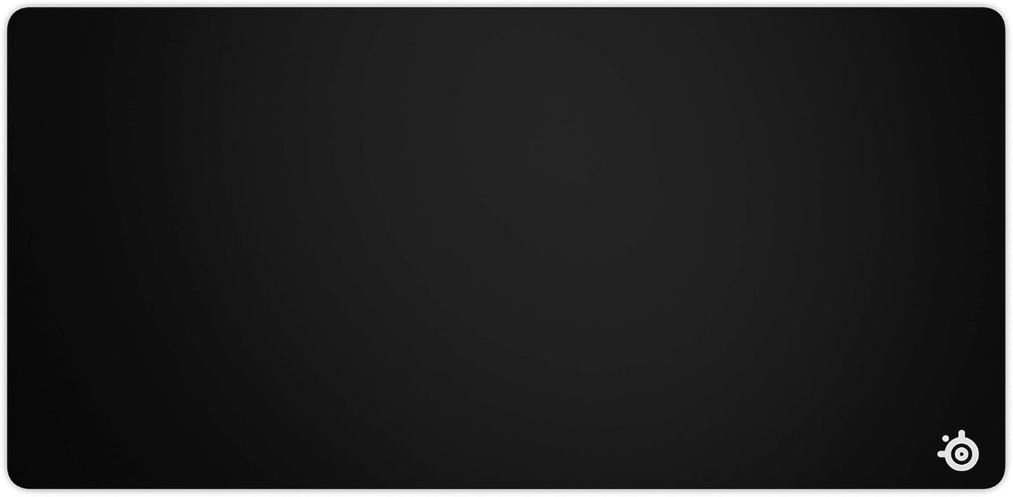 SteelSeries QcK Gaming Mouse Pad - XXL Cloth - Peak Tracking and Stability - Esports Mousepad - Never-Slip - Full Desk Coverage