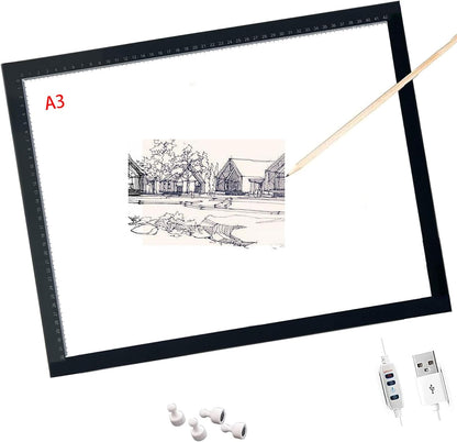 lqiflvc Extra Large Artist Light Box A0 Tracer LED Artcraft Tracing Pad Used 47in for Large-Scale Diamond Painting Production/Corporate Advertising Display/School Painting Works Display