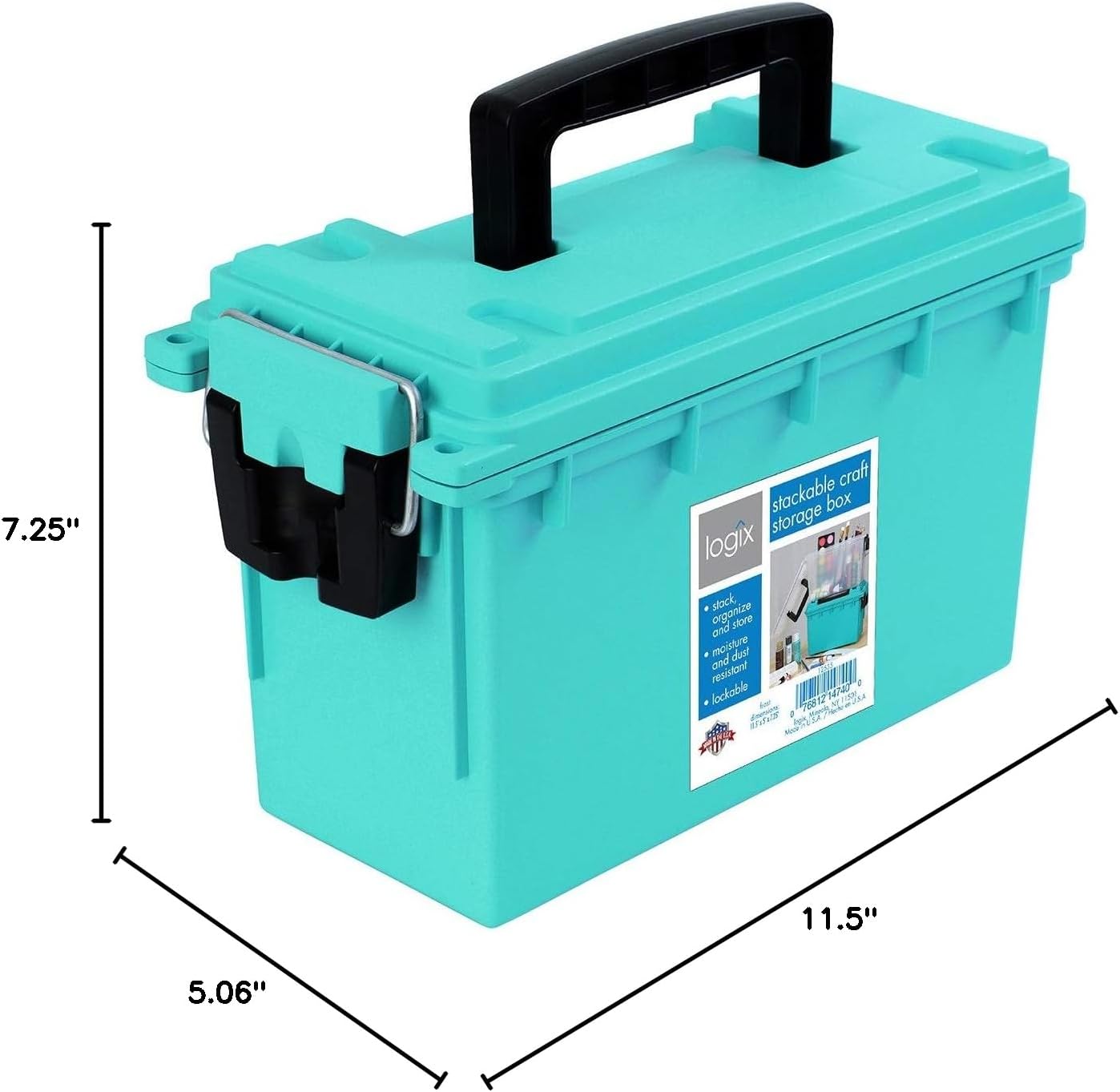 Logix 12533 Teal Craft Organizer,