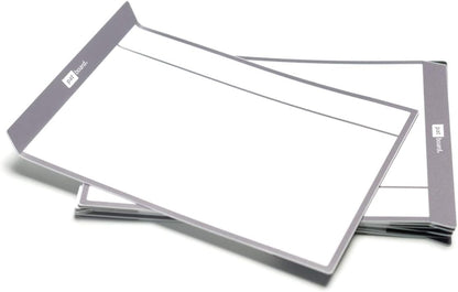 PATboard Scrum Board and Kanban Board - Magnetic Task Cards - L (Large) - Set of 8 - Grey
