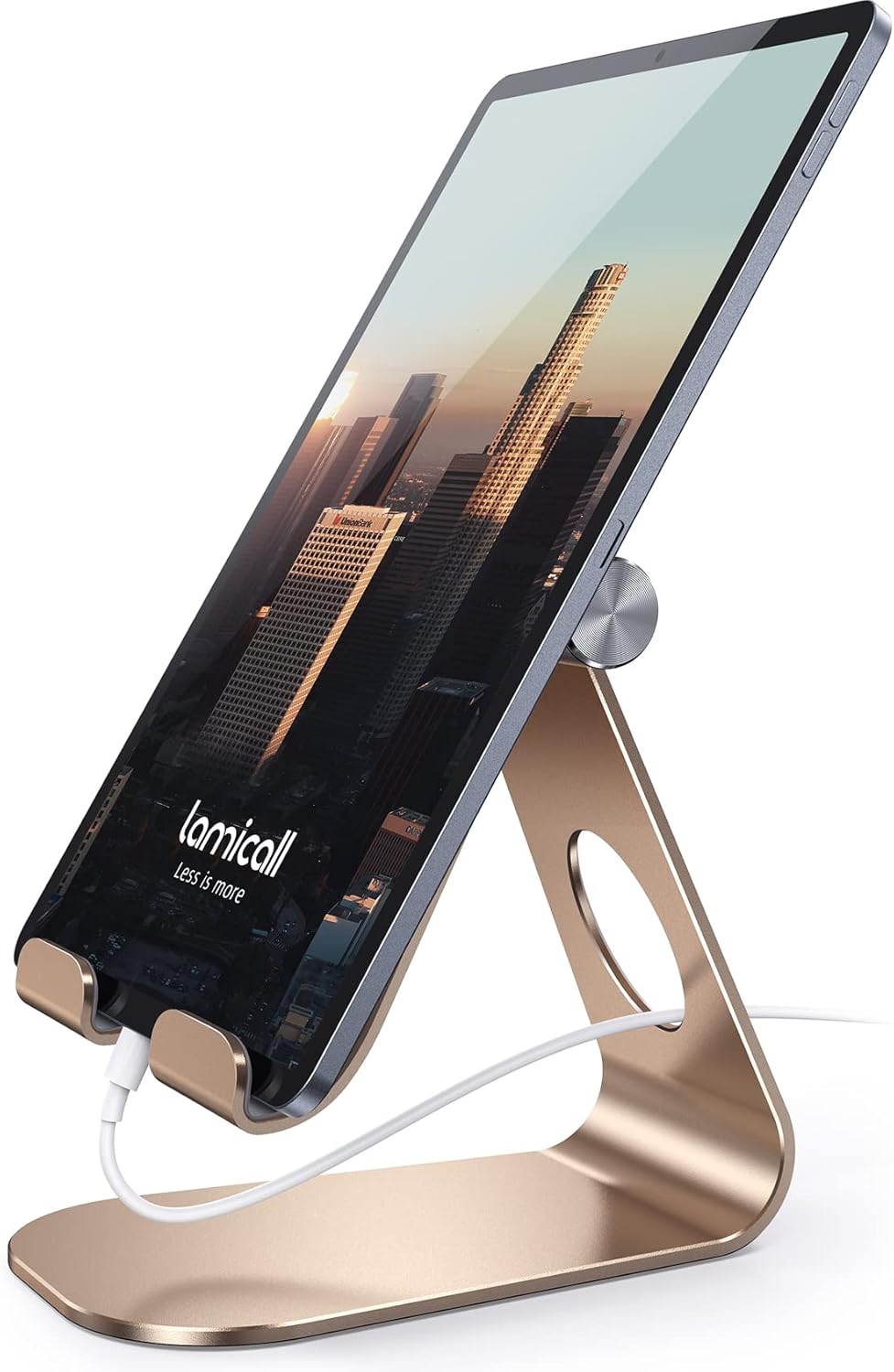 Lamicall S1 Tablet Stand, Adjustable Tablet Holder - Desktop Stand Dock Holder for 4-13" Tablet, iPad Pro 11, 9.7, 10.5, 12.9 Air Mini, Kindle, Tab, Switch, Viral Podcast Video Office Desk Accessories