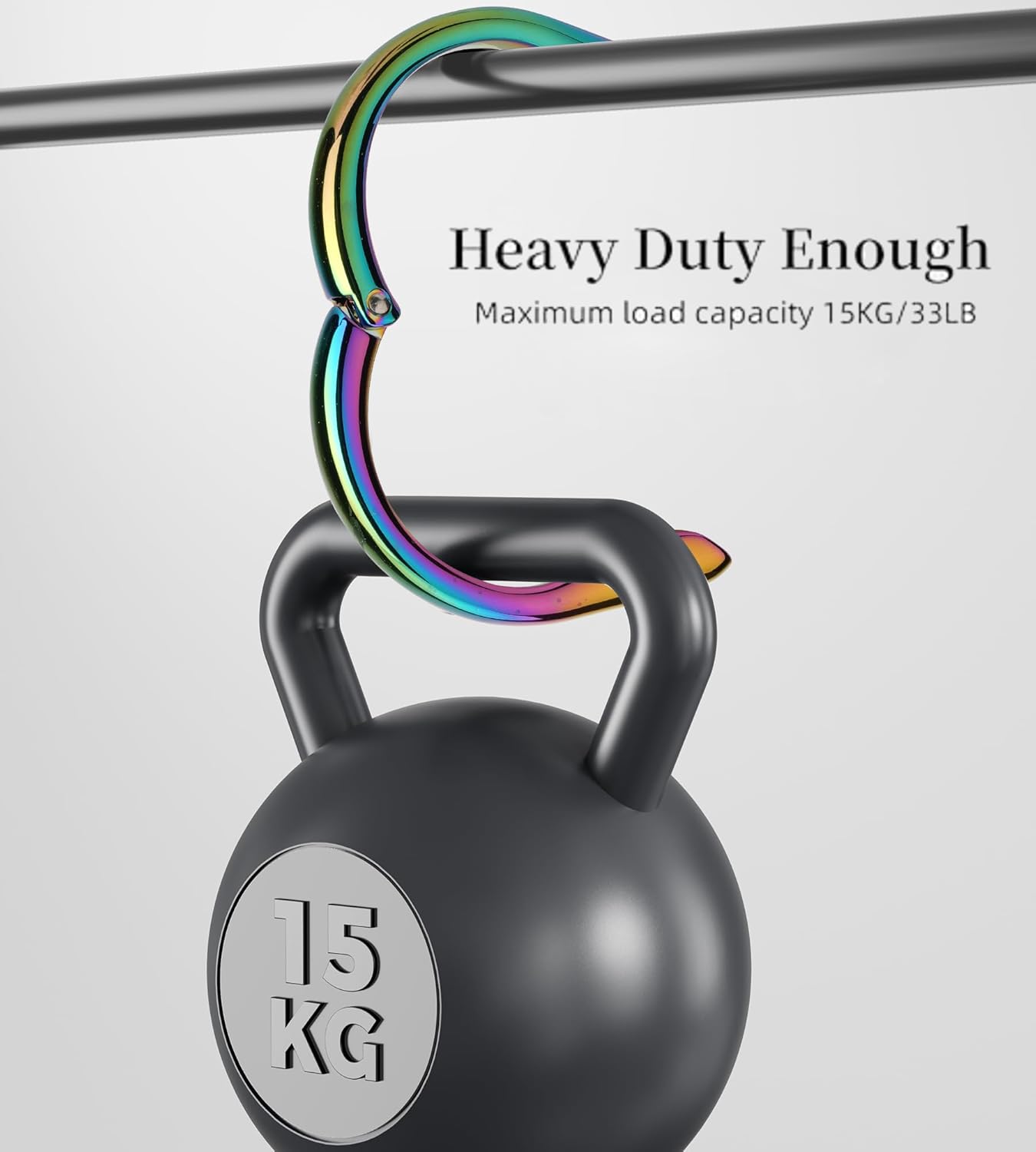 enGMOLPHY Bag Hook Hanger, Holds Up to 33LB, Purse Hook for Desk, Under Table Bar Handbag Hanger, Stylish Purse Holder Storage Hook-Colorful