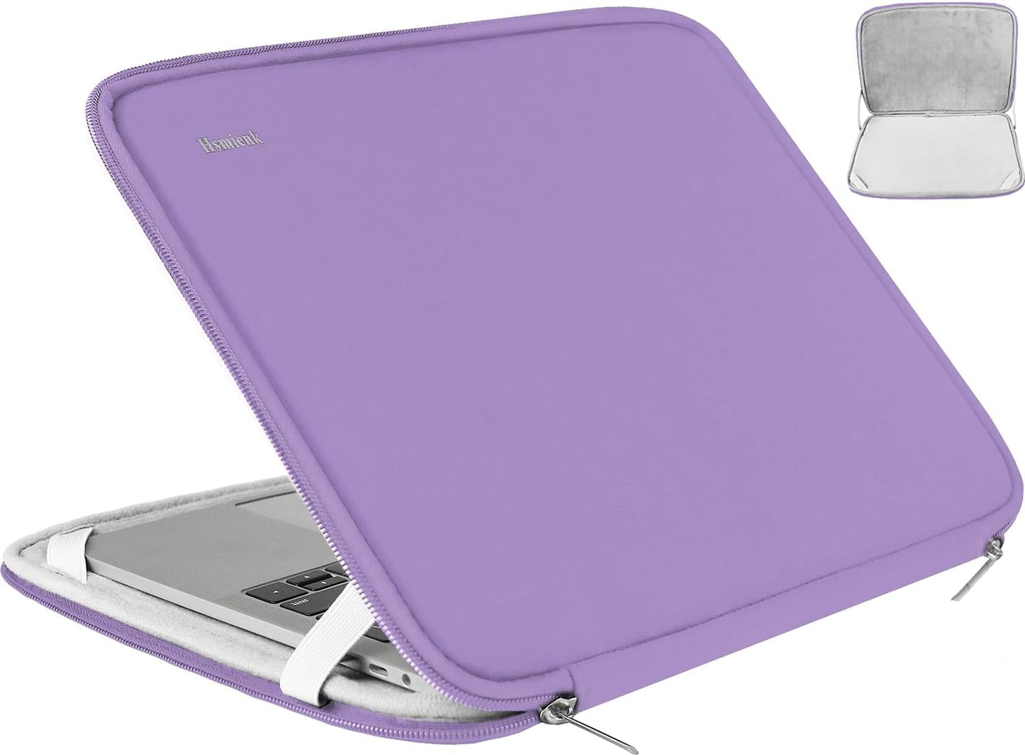 Laptop Sleeve 15.6 Inch, Durable Shockproof Protective Cover Flip Case Briefcase Carrying Computer Bag Case Compatible with 15.6 Inch HP, ASUS, Lenovo, Acer, Notebook, Computer, Black