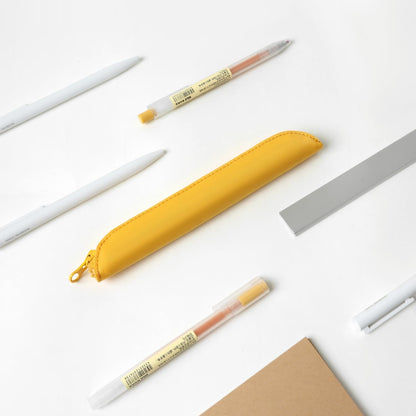 Pencil Case Durable Pencil Pouch for Pens School Featuring Oxford Lap Design (Khaki,Oxford)