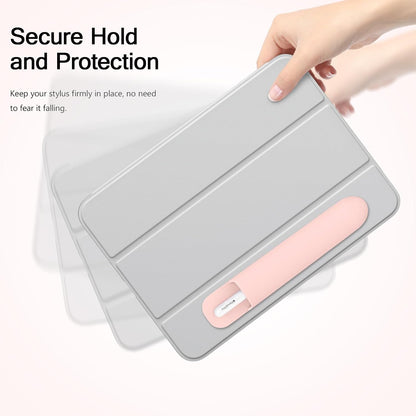 MoKo Pencil Case Holder, Adhesive Silicone Pencil Protected Sleeve Compatible with Apple Pencil Pro/ (USB-C)/ 1st/ 2nd Generation, Similarly Sized Styluses Accessories, Black