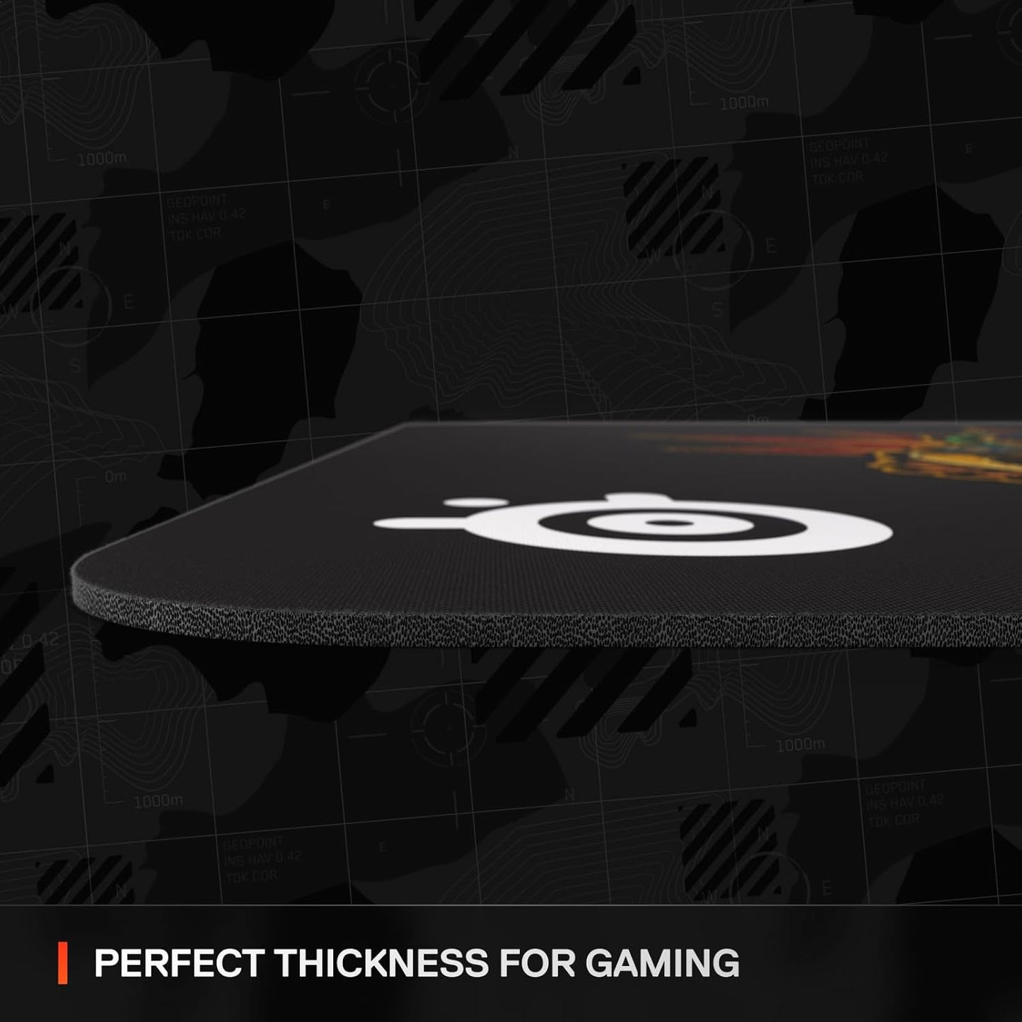 SteelSeries QcK Gaming Mouse Pad - XXL Cloth - Peak Tracking and Stability - Esports Mousepad - Never-Slip - Full Desk Coverage