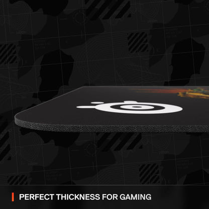 SteelSeries QcK Gaming Mouse Pad - XXL Cloth - Peak Tracking and Stability - Esports Mousepad - Never-Slip - Full Desk Coverage