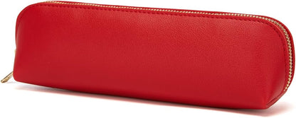Canvas Pencil Case Cotton Canvas and Simple Multifunctional Pencil Bag Zipper Portable Storage (Black)