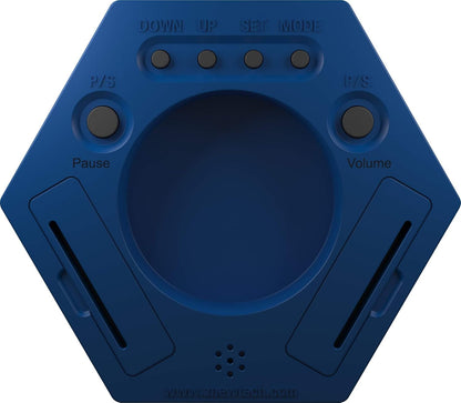 Home & Office Timer with Clock, 5,15, 30, 45, 60 Minute Preset Countdown Timer, Easy-to-Use Time Management Tool (Cyan)