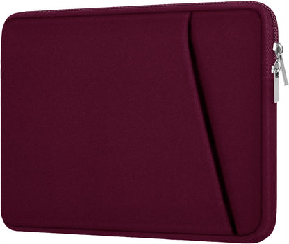 Laptop Sleeve, Durable Briefcase Shockproof Protective Case, Handbags Portable Laptop Bag for 15.6 inch HP Dell Asus Lenovo Notebook Computer with Front Pocket, Black