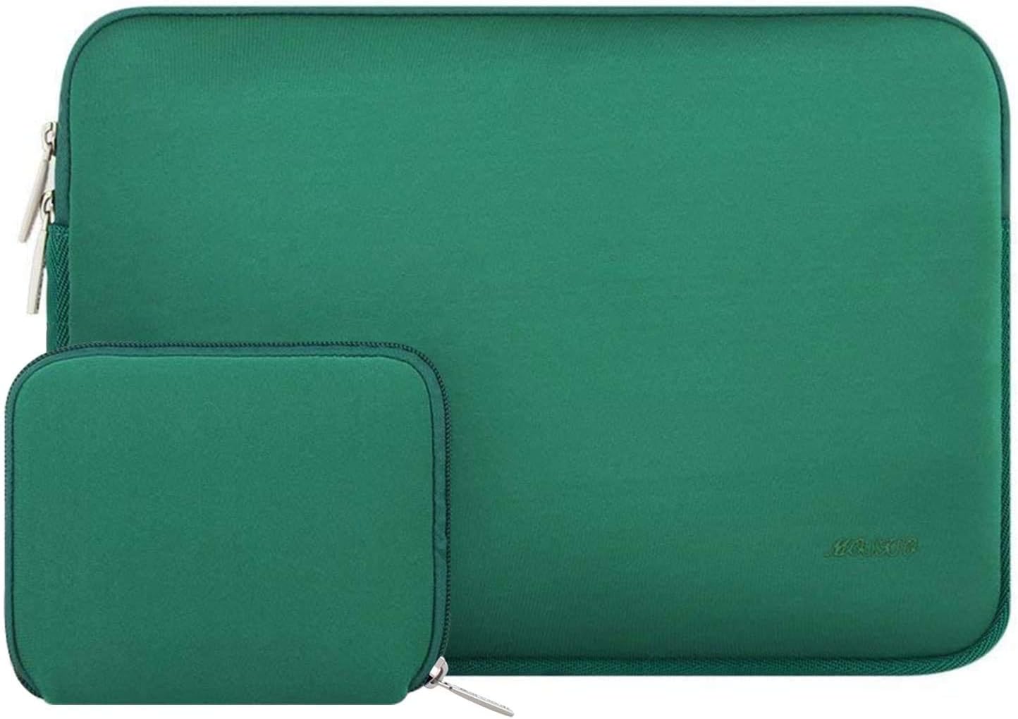 MOSISO Laptop Case 13.3 inch, 13-13.3 inch Laptop Sleeve Bag Compatible with MacBook Air/Pro 13/Pro 14 M5 M4 M3 M2 M1, HP Dell ASUS Lenovo, Neoprene Computer Sleeve Bag with Small Case, Baby Pink - Colors B