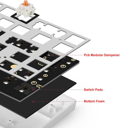 Sound Dampening Foam for Mechanical Keyboard Bottom, Made of YM40-Sponge (10mm Thick)