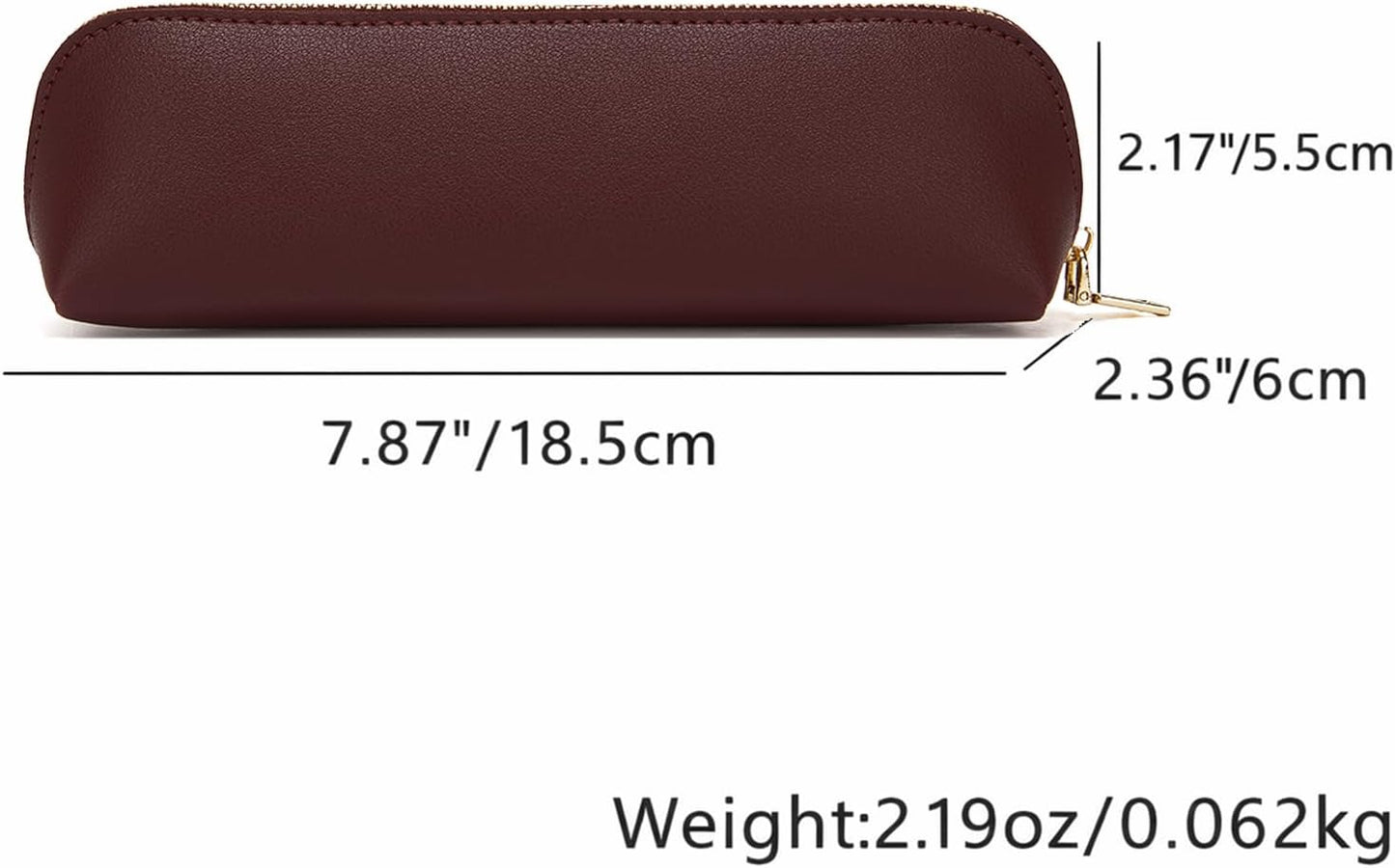 Canvas Pencil Case Cotton Canvas and Simple Multifunctional Pencil Bag Zipper Portable Storage (Black)