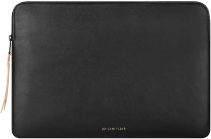 Comfyable Slim Protective Laptop Sleeve Compatible with 13/14 Inch MacBook Air & MacBook Pro M5/M4/M3/M2 Pro/Max 2026, Mac Travel Case, Laptop Pouch, Slim PU Leather Cover, Brown