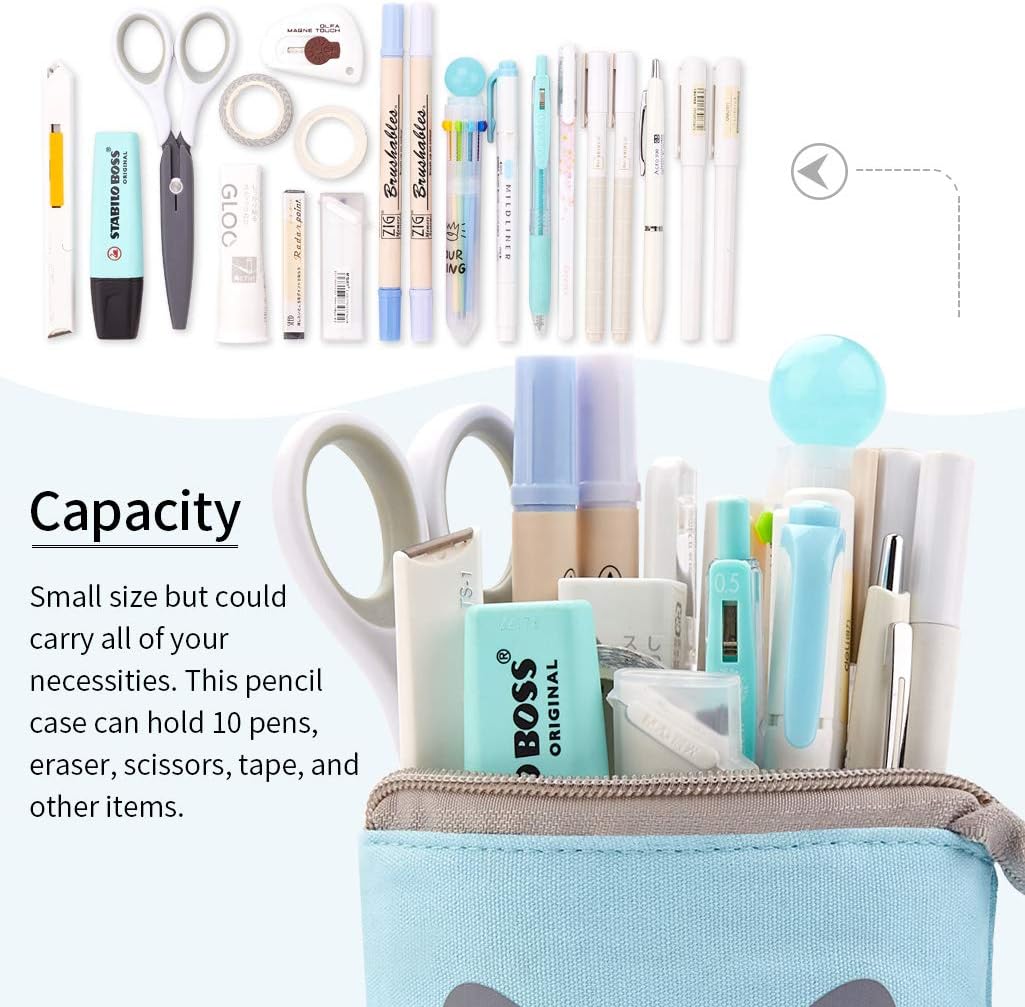 EASTHILL Big Capacity Pencil Pen Case Pouch Box Organizer Large Storage for Bullet Journal