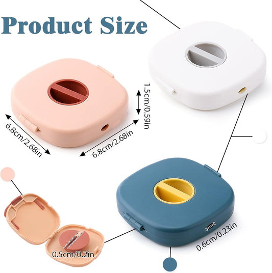 9PCS Portable Cable Winder, LIOUCBD 3 Colors Round Travel Cord Organizer Keeper Box, Retractable Cable Holder for Wrapping Earbuds USB Phone Earphone Mouse Cords Wire Charger (Square, 9)