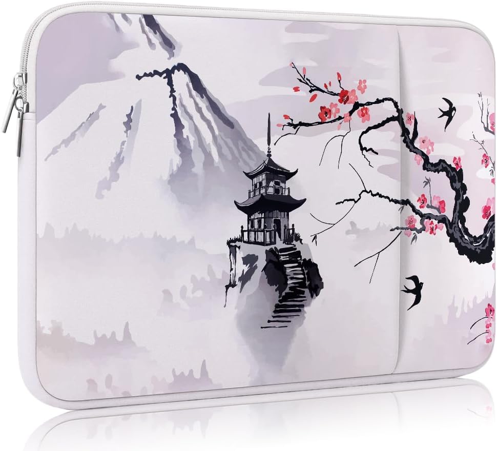 Laptop Sleeve for MacBook Neo/Air/Pro 13 inches A18/M5/M4/M3/M2/M1 Chip 2026-2020 A3404 A3449 A3240 A3113 with 2 Pockets Tablet Bag Case Accessories (Bright Pink)
