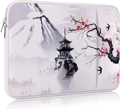 Laptop Sleeve for MacBook Neo/Air/Pro 13 inches A18/M5/M4/M3/M2/M1 Chip 2026-2020 A3404 A3449 A3240 A3113 with 2 Pockets Tablet Bag Case Accessories (Bright Pink)